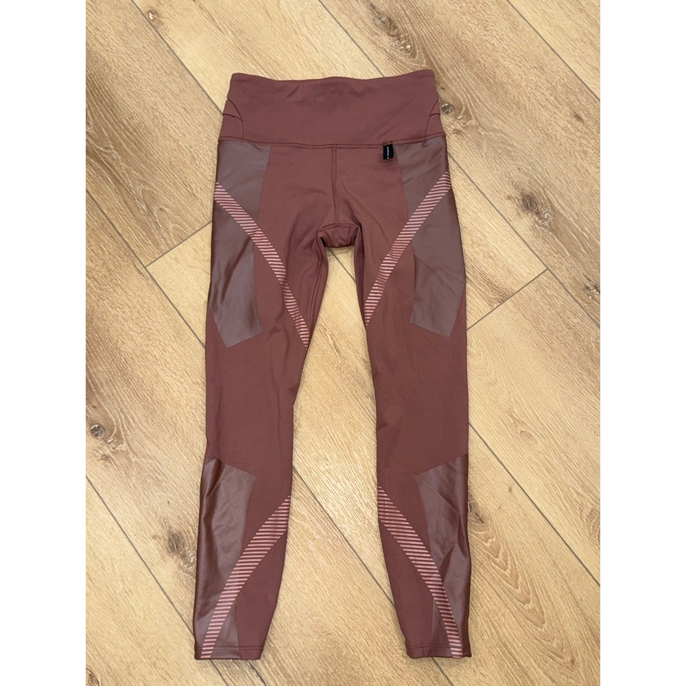 Athleta Allyson Felix Legend‎ Tight Leggings Mauve Mahogany Womens Small S